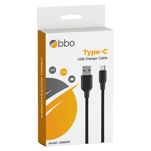 Obbo Cable Tipo-C a USB 1M 2.1A OBS001