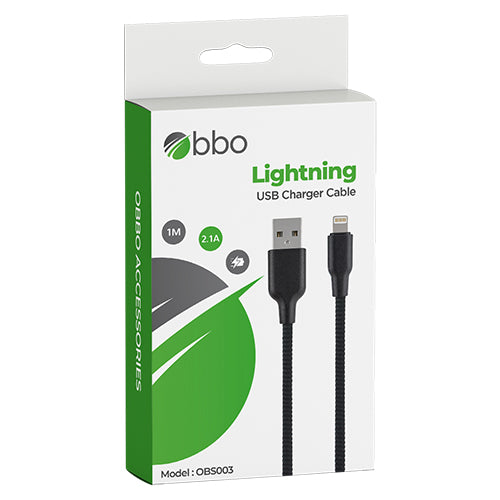 Obbo Cable Lightning a USB 1M 2.1A OBS003