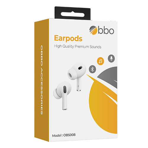 Obbo Earpods de Alta Calidad con Sonido Premium OBS008 Blanco